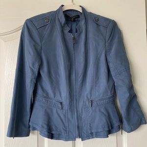 WHBM Jacket, Dusty blue, NWT